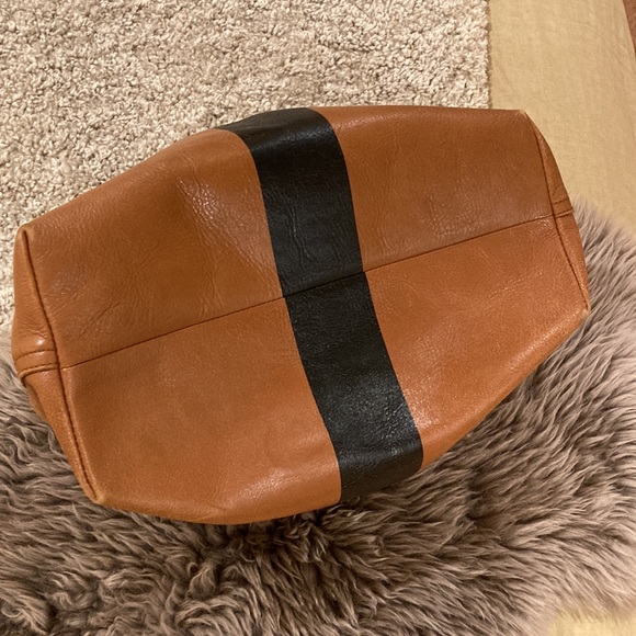 Madewell Paint Stripe Transport Leather Tote - Picture 11 of 15